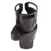 Porte-boissons pour tasse Support de bouteille à boire universel voiture multifonctionnel double support d'eau réglable Support organisateur intérieur