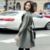 Trench Coats Windbreaker Winds Feminino Menção Média 2022 Fall Novo estilo britânico Popular Coat Jacket Trend Y2209