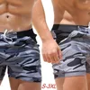 Heren shorts Men Casual camouflage zwembroek trekstring strandlijsten zwemkleding