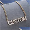 Collares colgantes Doremi Collar de letras colgantes para mujeres Números de collares de joyería personalizada