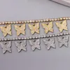 Неклеты 2022 модная хрустальная бабочка для женщин ювелирные украшения летний пляж босиком босиком