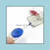 Sleutelringen Nieuwe Mini Practical Key Rings Badge Spreider Intrekbare haspel band riem klemketen kreeft ring heldere kleur groothandel dhmmi