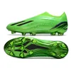 Heren Voetbalschoenen X Speedportal FG Plating Zool Gebreide Schoenen scarpe calcio Ademend outdoor WK 2022