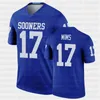 DH C202 Blue Legend Football Jersey 1 Jalen Hurts Kyler Murray 2 Ceedee Lamb Henderson Pledger Mayfield Rattler Wase Grimes Mims