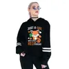 Kvinnors hoodies röda panda klassiker överdimensionerade kvinnors tröjor tecknad huva kvinnlig 2022 varm för lady kvinnor tröjor
