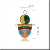 Keychains Rame Feather Keychain 퍼지 볼 수제면 열쇠 고리 핸드백 매력 자동차 반지 체인 장식 Boho Keychains Drop del DHGNX