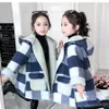 Coat Kids Girl Overcoat Winter Fashion Plaid Ull för flickor Tonåringar Autumn Jacket Varm 8 Ytterkläder Barn Vindtät 220927