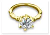 Vintage Luxury Cubic Zirconia Wedding Ring Band White Gold Plated Korean Style Valentine Day Christmas Party Iced Out Jewelry Bijo7749120