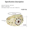 Bangle Sunspicems Золотой цвет арабские женщины хрустальные этнические свадебные украшения Алжир Марокко свадебный подарок 2022