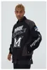 Мужские куртки American Awumn Y2K Design Motorcycle Jacket Мужчины и женщины распадаются ins ins Hiphop Racing Baseball niform Top 220928