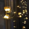 弦楽器列弦のライト3m 12電球バッテリーUSBデュアルユースフェアリークリスマスウェディングカーテンアウトドアホームデコレーション年ランプ