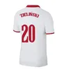 Jerseys de fútbol de Polonia personalizados 24-25 22-23 Home Thai Quali Quali Yakuda 7 Milik 9 Lewandowski 10 Krychowiak 11 Grosicki 19 Zielinski Diseño de su propio ropa de fútbol