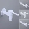 Bathroom Sink Faucets Wall Mounted Faucet Single Cold Tap Black Water For Washing Machine Mop Pool