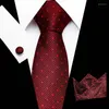 Bow Ties Jedwabny mężczyźni krawata różowy kwiatowy szyja na luksusowy krawat chusteczka projektant mody Business Wedding Mens