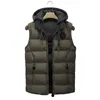 Hommes Gilets marque Hiver Casual Survêtement Chaud Capuche Veste Sans Manches Imperméables Vestes Parkas 220927