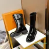 High Boots Praty klackar lyxiga sexiga mode kvinnor svart lår kohud andas läder kort bröllop stor storlek 35-43 höjd