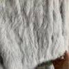 Women's Fur Faux Harppihop knitted Genuine Rabbit fur coat women fashion long rabbit jacket Outwear winter 220928