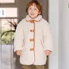 Abrigo BEBEZOO bebé niña para invierno grueso cálido manga larga niños ropa niños chaquetas bebés niño polar prendas de vestir exteriores s L220927