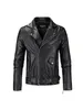 Hommes Cuir Faux Cuir Aelegantmis Marque PU Veste En Cuir Manteau Hommes Fermetures À Glissière Biker Moto Vestes Avec Ceinture Mâle Automne Hiver Outwear Manteaux Y2k 220927