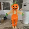 Costume de mascotte de citrouille d'Halloween Costume de personnage de dessin animé Costume de Noël Carnaval Adultes Taille Fête d'anniversaire Tenue de plein air pour hommes Femmes