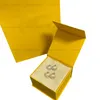 Pendientes de aro de oro Joyas de diseñador Pendiente de perno prisionero de diamante para mujer para hombre Aros de plata 925 con caja Bijoux De Luxe Studs