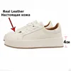 Chaussures habillées Taoffen Ins en cuir véritable femmes Sneaker mode hauteur augmentant décontracté quotidien dames chaussures taille 34-40 220926 GAI GAI GAI