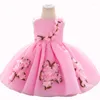 Fille robes enfant en bas âge fleur 1 an anniversaire bébé robe de bal robe de soirée fête mariage vêtements baptême enfant pour les filles