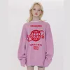 Męski swetry Sweter uliczny Kobiety Ziemia List Ziemia HARAJUKU TOPS LUSE Strażnik Pullover Autumn Zima Japońska dziewczyna Pullover Sweter 220928