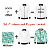 Herrenjacken IFPD 3D-Reißverschlussjacke Männer Schädel EU-Größe 3D-Volldruck Neuheit Langarmmantel Mode Trainingsanzüge Harajuku Streetwear-Jacke T220926