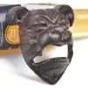 Wall Mounted Beer Bottle Opener Vintage Funny Dog Grizzly Bear Lion Head Shaped Cast Iron Metal Kitchen Bar Barware Tools SN4189