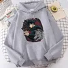 Sweats à capuche pour hommes Sweats à capuche japonais Anime Jujutsu Kaisen Yuji Itadori Cartoon Tops Kawaii Gojo Satoru Graphic Streetwear 220929