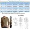 Mens Sweaters Stylish Pullover Top Men Tshirt Oversized Bottoming Tee Shirts Long Sleeve Buttons Crew Neck Solid Color Pullover Mens Tshirts 220929