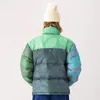 2022 Mens Down 패션 스타일리스트 코트 편지 인쇄 Parka Winter Jacket 남성 여성 깃털 외투 다운 재킷 크기 M-XXL