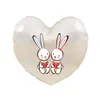 Sublimation Blank paillette d'oreiller en polyester coeur en forme de coeur