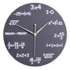 Zegarki ścienne zabawne funkcje matematyczne formuła zegara osobowość matematyka równanie