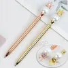 Pearl Crown Ball5 Pen Gold Gold Rose Golden Crowns Ball5 Metal Student Presente Pensionário Pens Escritório Escrita Supples BH7683 TYJ