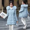 Femmes vers le bas Parkas fausse fourrure Parkas femmes hiver vers le bas coton veste femmes épais vêtements de neige manteau d'hiver dame vêtements femme vestes Parkas 220929