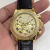 Chronograph Luxus Herren Mechanische Uhr Mann Sechs Nadel Vollautomatisch Dl08 Genf für Herren Armbanduhren