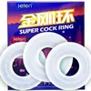 美容アイテムLeten Silicon Male Penis Ring 3レベル長持ちするトレーニング時間遅延コックリング男性用製品ショップセクシーなおもちゃ