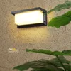 Solar LED Wall Light With Motion Sensor Outdoor Lighting 18W 30W Lamp Garden Porch Patio Aside Front Door