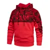 Nya m￤n avslappnade hoodies harajuku Autumn Winter Men's Sportswear Fleece Hooded Camouflage Pullover Sweatshirts Hip Hop Clothing