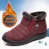 Boots YAERNIWomen Waterproof Snow For Winter Shoes Women Casual Lightweight Ankle Botas Mujer Warm 221007