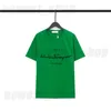 2022 designer Mens t-shirt maglietta di lusso classico Frenze Parigi primavera estate cerchio lettera stampa 1927 magliette semplice casual cotton2620