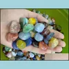 Konst och hantverk 200g tumlade stenpärlor och BK blandade blandade ädelstenar Rock Minerals Crystal för Chakra Healing Natural Agate Dec Dr Ottd5