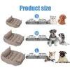 kennels pens Dog Bed Thickened Mat Soft Kennel Super Puppy Cushion Sleeping Fluffy Comfortable for Cat Accessories 220929