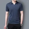 Polos pour hommes haut de gamme Designer Logo marque été hommes Polo à manches courtes revers haut décontracté vêtements de mode