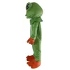 Halloween Green Frog Mascot Costumes Christmas Party Robe Cartoon Characon Carnival Advertising Birthday Party Costume Testume
