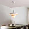 Pendellampor nordiska enkla ljus modern sovrum sovrum matsal lampa bar/café individuella kreativa belysningsarmaturer