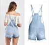 Women's Shorts 2022 Womens Arrived Summer Straps Palysuits Denim High Waist Sling Suspender Jeans Overalls Female Cowboy Short J2797