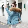 Women's Trench Coats Women's Winter Jacket Parka Detachable Fur Collar Coat Down Women Woman